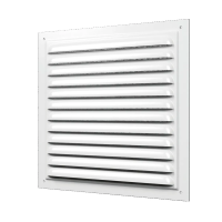 Купить Решетка вентиляц. с сеткой 300 х 300 мм метал. (1/18) "Эра" 3030мэ