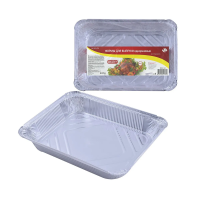 Купить Формы для выпечки алюмин. фольга 29*20*5 см (2235 мл) набор 2 шт. (1/5/60) "Мультидом" мо8-104