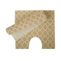 Купить Набор ковриков для ванной V25BG 50*52 + 50*85 см, вспененный пвх (1/20)