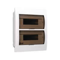 Купить Щиток распределительный встраиваемый щрв-п 24 модуля, пластик (1/10) "DEKRAFT"