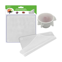 Купить Крышка силикон. для хранения 19*19 см (1/12/144) "Мультидом" VL80-172