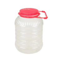 Купить Банка пэт 5 л с крышкой и съемной ручкой (1/10) "Альтернатива" м494