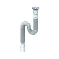 Купить Сифон гофр. 1200 мм с прикруч. выпуском 1 1/2" D 40 мм (1/70) "UNICORN" D230