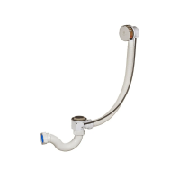 Купить Сифон для ванн 1 1/2" х 40 мм полуавтомат. с переливом (1/25) "ORIO" а-2408