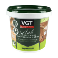 Лак для наруж./внутр. работ глянц. 0,9 кг (1/6) "Вгт"