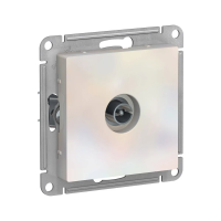 Купить Розетка телевизионная "ATLASDESIGN" коннектор (механизм) жемчуг (1/10/60) "SCHNEIDER"