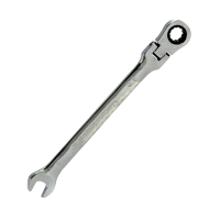 Купить Ключ комбинированный с трещоткой шарнирный 8 мм зеркальн. хром (1/240) "MATRIX PROFESSIONAL"