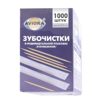 Купить Зубочистки бамбуковые упак. 1000 шт. (1/30) "AVIORA" 401-610