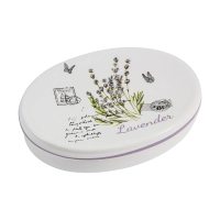 Купить Мыльница "Лаванда" SD-LAV, керамика (1/4/72) "Рыжий кот"