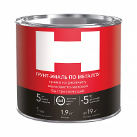 Грунт- эмаль по ржавчине 3 в 1 "H" синяя 1,9 кг (1/6) 200919
