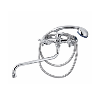 Купить Смеситель для ванн "TSARSBERG" TSB-111-98 длинный излив, двухвентильный (1/10) "Профсан"