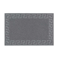 Купить Коврик придверный меандр "SPONGY" 40*60 см (серый) (1/20) "SUNSTEP" 38-301