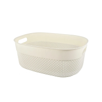 Купить Корзина универс. "OSLO" 380*284*150 мм 12 л (молочный туман) (1/14) "PLAST TEAM" PT1352мл-14