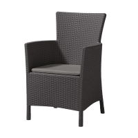 Купить Кресло пласт. "IOWA" 62*60*89 см (коричневый) "KETER"