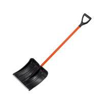 Купить Лопата снег. пласт. "Витязь" 380 х 365 мм (1/5) с метал. черенком и ручкой, с мет. пластиной "Цикл"