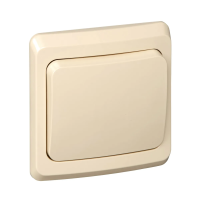 Купить Выключатель "Этюд" 1 кл. 10а, кремовый (1/20/120) "SCHNEIDER"