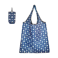 Купить Сумка складная с чехлом 38*58 см, полиэстер (синий) (1/12/600) "Рыжий кот"