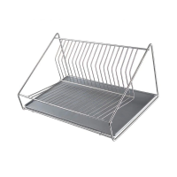 Купить Сушилка для посуды "BOSITO" 39*24,5*18,5 см, хром. (1/12) "Рыжий кот"