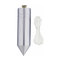 Купить Отвес цилиндрический металл. 500 г, шнур 5 м (1/48) "MATRIX"