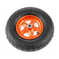 Купить Колесо для тачки "Звезда" D=380 мм пневматич., подшипник D=20 мм (4,80/4,00-8) (1/5) "PALISAD"