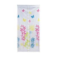 Купить Сетка москитная 1*2,1 м (бежевая, дизайн цветы, на магнитах) (1/10) "Рыжий кот"