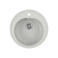 Купить Мойка для кухни врезная искусств. камень GRS-08-310 D-505 мм серая (1) "GREENSTONE"