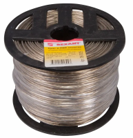 Купить Трос стальной в пвх оплетке 2,5 мм х 200 м, прозрачный (1) "REXANT" 09-5325