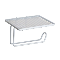 Купить Держатель для туал. бумаги с полкой "COLORS" (белый) (1/32) "SWENSA" SWR-19005-06