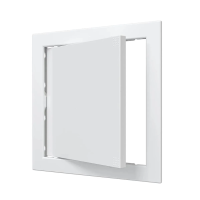 Купить Люк-дверца ревизионная нажимная 218 х 218 мм с фланцем пластик (1/24) "AURAMAX" AD2020