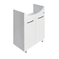 Купить Тумба под раковину напольная "Вега" 820*515*300 мм, белая "SANITA" VGSACW55013F1
