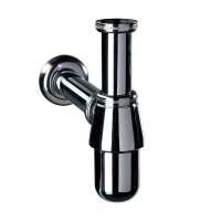 Купить Сифон "CLASSIC" без выпуска 1 1/4" х 32 мм латунный (хром) (1/32) "WIRQUIN"