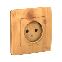 Купить Розетка "BLANCA" 1 местн. 16а, ясень (1/10/20) "SCHNEIDER"