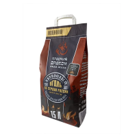 Купить Уголь древесный 15 л пакет с ручками (1) "Красный дракон"