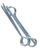 Купить Шуруп-кольцо О-образный 5х75 4шт Хват 25155-3