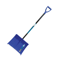 Купить Лопата снег. пласт. "Монблан" 500 х 375 мм (1/5) с алюм. черенком, V-образ. ручкой, с мет. пластиной