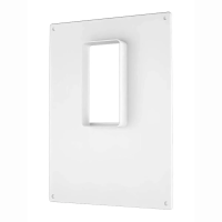 Купить Площадка торцевая вертик. 180 х 250 мм фланец 55 х 110 мм пластик (1/50) "Эра" 511птв