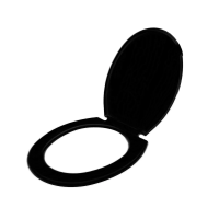 Купить Сиденье для унитаза "Ирма" черное (1/18) "Инкоэр" и - сиденье-стандарт н-черный р