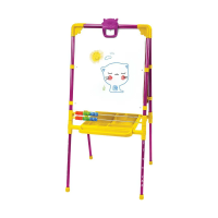 Купить Мольберт детский двустор. с пеналом м2л/сн2 (сиреневый) (1) "Ника"