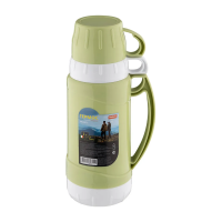 Купить Термос "VALENTE" 1 л колба стекло, корпус пластик. (салатовый) (1/12) "MALLONY"