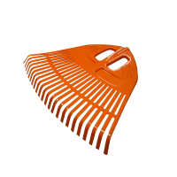 Купить Грабли веерные пласт. 23 плоских зуба 500 мм "Гардения" (оранжевый) (1/20)