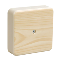 Купить Коробка распаячная открыт. уст. км  75*75*20 мм, IP40, сосна (1/100) "IEK"