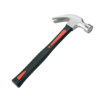 Купить Молоток-гвоздодер кованый 600 г фиберглас. обрезин. рукоятка (1/6/36) "BEOROL"