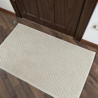 Купить Набор ковриков "PAMUKLU" 60*100 + 60*50 см (кремовый) (1/10) "L'CADESI" MV72962