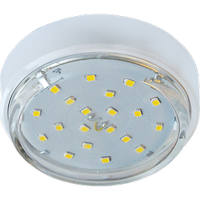 Купить Светильник накладной светодиодный Ecola GX53 DGX5318 легкий 18x88 Белый