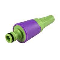 Купить Наконечник для шланга пластм. с резиновым покрытием регулируемый (1/20/240) "DON GAZON" 096-7201