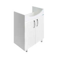 Купить Тумба под раковину напольная "Идеал" 820*520*330 мм, белая "SANITA" IDLSACW56013F1