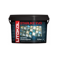 Купить Затирка эпоксидная 2-х комп. "STARLIKE EVO" S.145 NERO CARBONIO, ведро 2,5 кг (1) LITOKOL