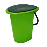 Купить Ведро-туалет "SMART SOLUTION" 17 л (оливковый) (1/7) "INGREEN" ING30001сл