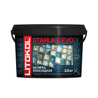 Купить Затирка эпоксидная 2-х комп. "STARLIKE EVO" S.105 BIANCO TITANIO, ведро 2,5 кг (1) LITOKOL
