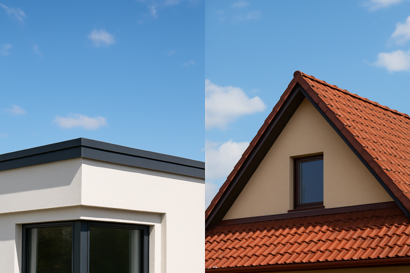 Плоская и скатная крыша: разбираем плюсы и минусы